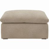 Sky Modular Ottoman in Performance Latte Brown Micro Boucle Fabric 6610-0.LATMB